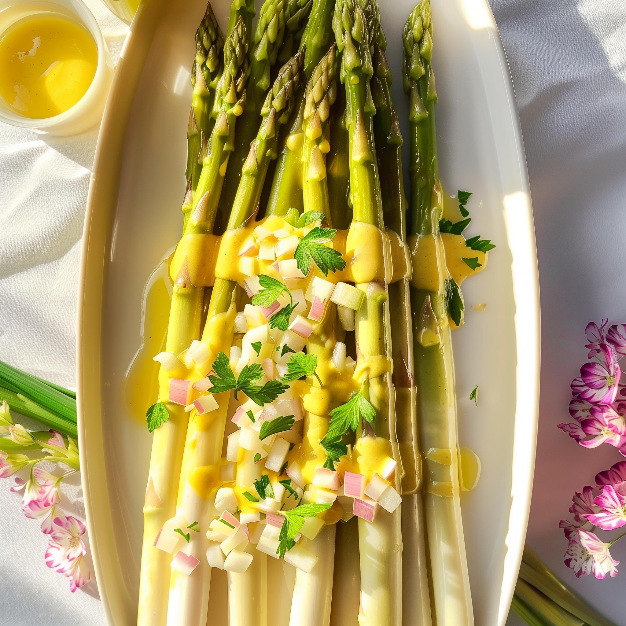 Asperges blanches à l’ancienne