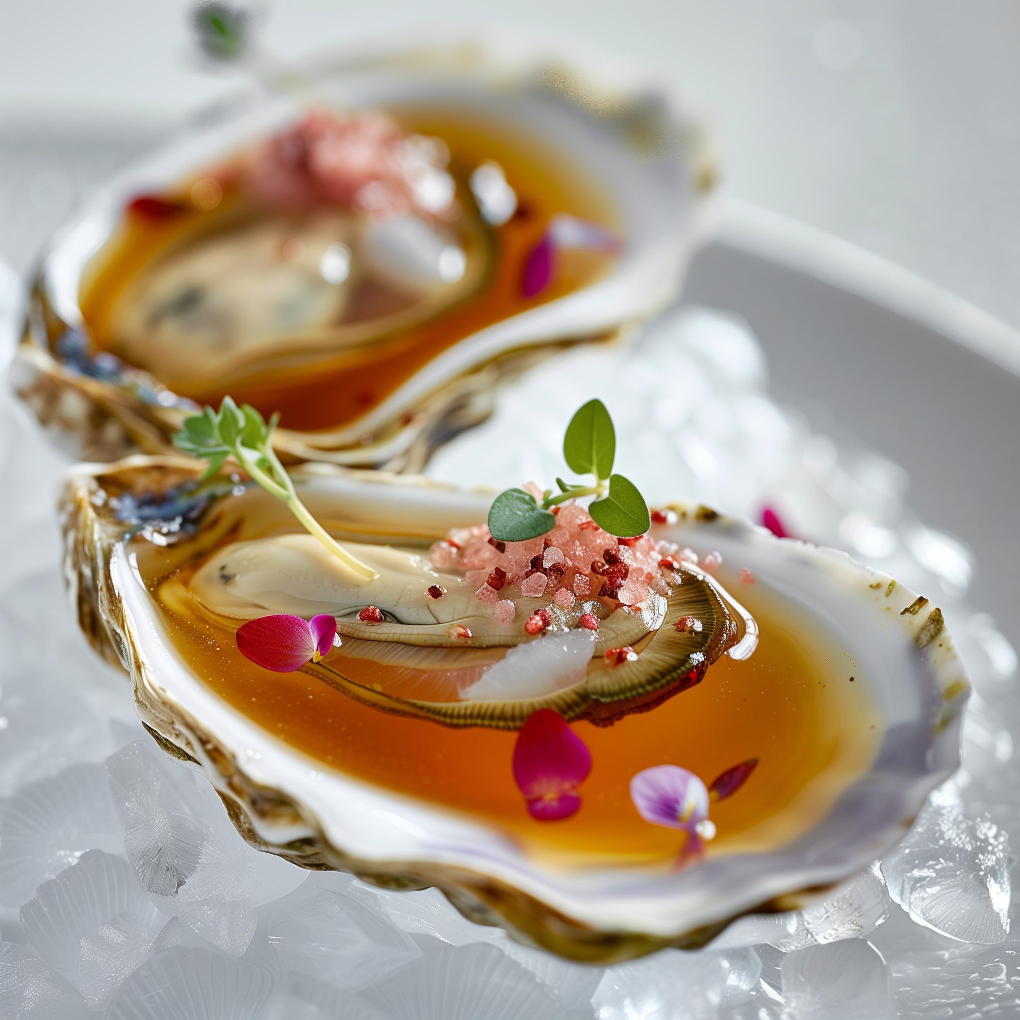 Huîtres de l’Arcachon en Gelée de Sauternes